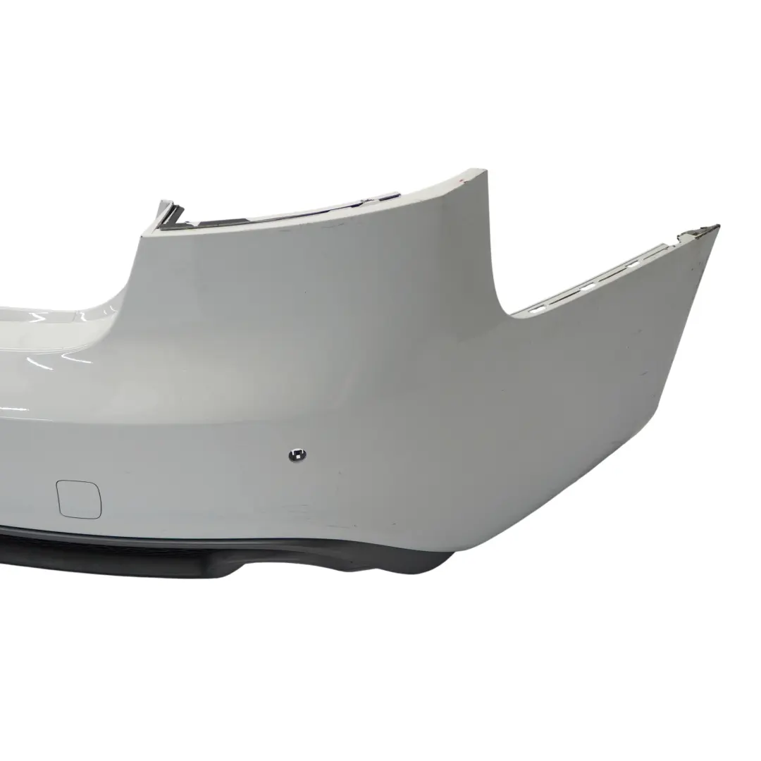 Audi A5 8T Rear Bumper Trim Panel Covering Glacier White Pearl - S9R - SKU 8T0807067D-MGW1 - Part number 8T0807067D