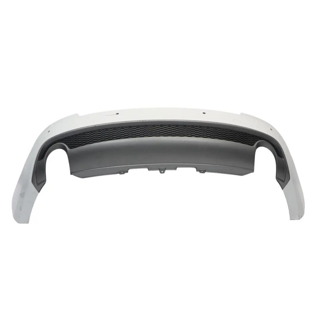 Audi A5 8T Rear Bumper Trim Panel Covering Glacier White Pearl - S9R - SKU 8T0807067D-MGW1 - Part number 8T0807067D