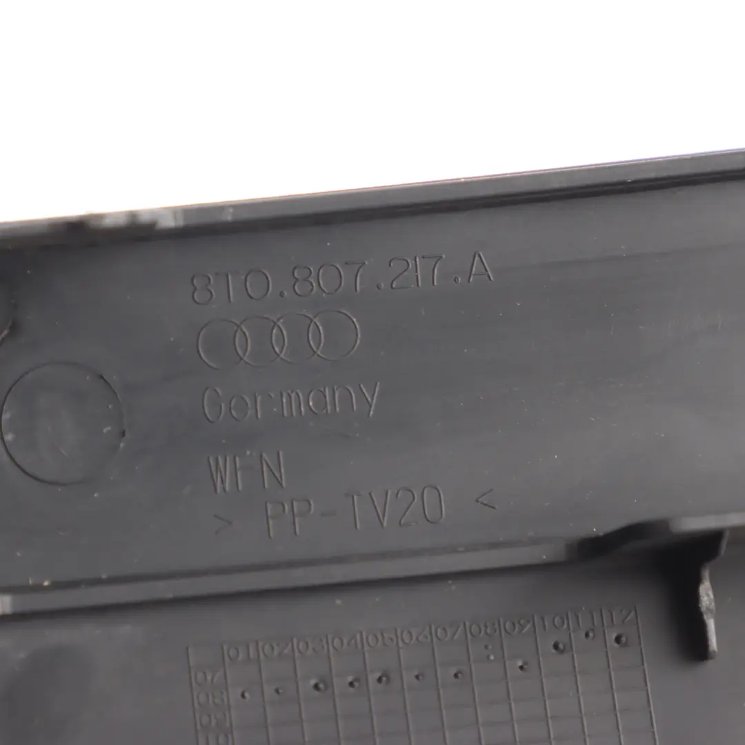 Audi A4 B8 Front Bumper Upper Panel Support Support - SKU 8T0807217A - Part number 8T0807217A