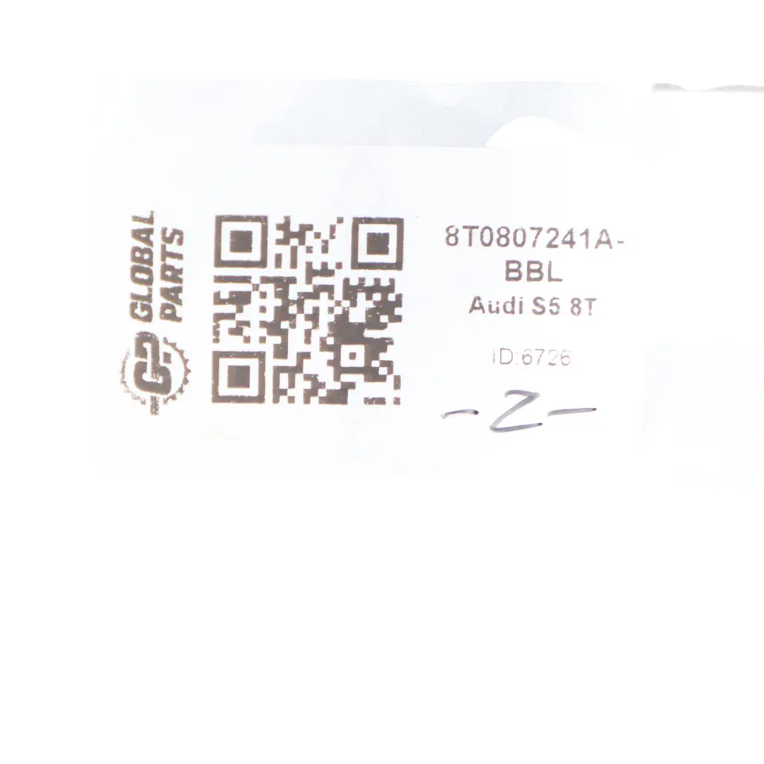 Front Bumper Tow Eye Hook Cover Cap Black Metallic - Y9B 8T0807241A to Audi S5 8T with Part number 8T0807241A-BBL Audi S5 8T Front Bumper Tow Eye Hook Cover Cap Black Metallic - Y9B 8T0807241A - SKU 8T0807241A-BBL - Part number 8T0807241A-BBL