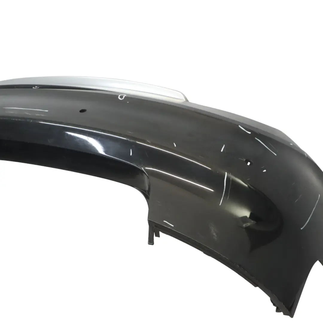 Audi S5 8T Rear Bumper Trim Panel Covering Brilliant Black Metallic - Y9B - SKU 8T0807303C-BBL - Part number 8T0807303C