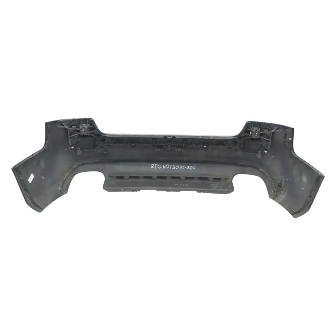 Audi S5 8T Rear Bumper Trim Panel Covering Brilliant Black Metallic - Y9B - SKU 8T0807303C-BBL - Part number 8T0807303C