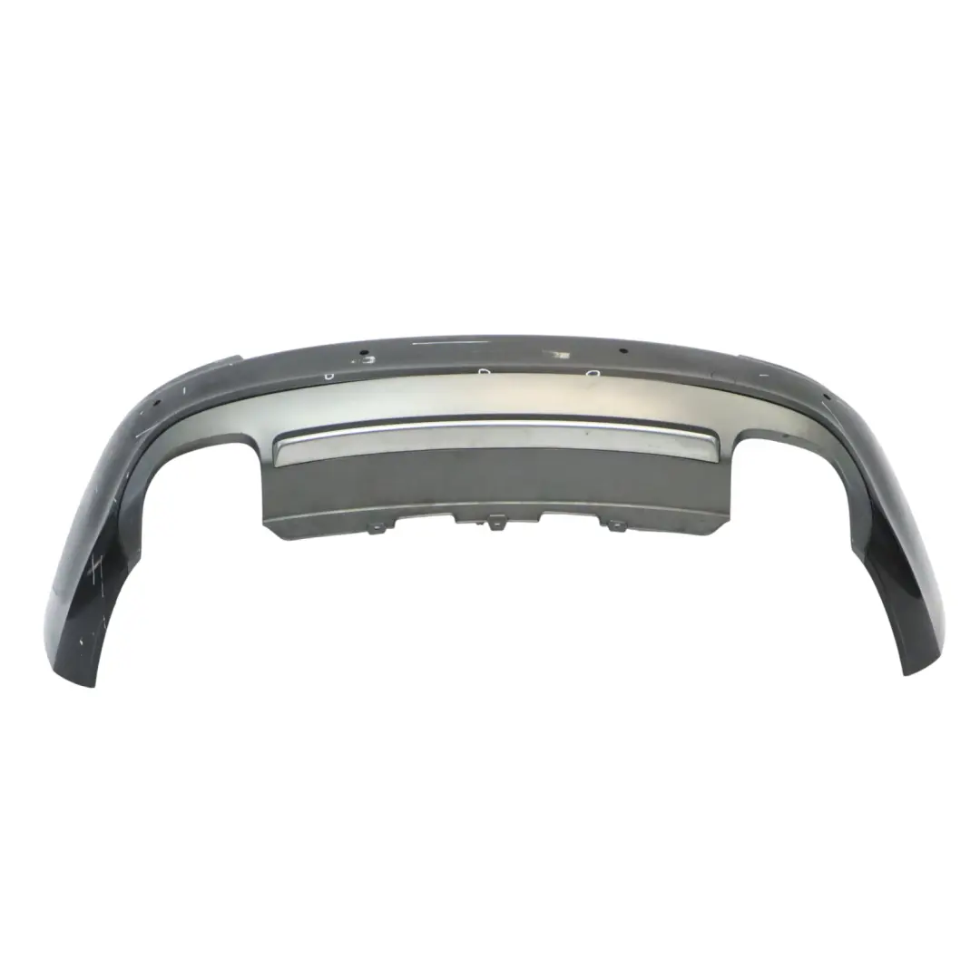 Bumper Trim Panel Covering Brilliant Black Metallic - Y9B to Audi S5 8T Rear with Part number 8T0807303C Audi S5 8T Rear Bumper Trim Panel Covering Brilliant Black Metallic - Y9B - SKU 8T0807303C-BBL - Part number 8T0807303C