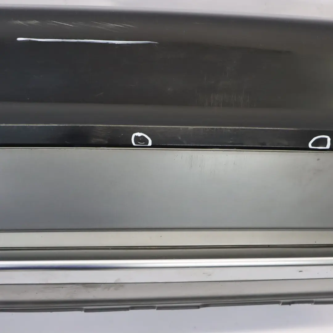 Bumper Trim Panel Covering Brilliant Black Metallic - Y9B to Audi S5 8T Rear with Part number 8T0807303C Audi S5 8T Rear Bumper Trim Panel Covering Brilliant Black Metallic - Y9B - SKU 8T0807303C-BBL - Part number 8T0807303C