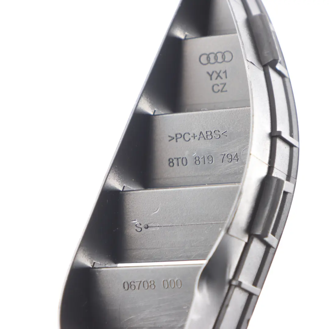 Audi A5 8T Dashboard Air Vent Grille Nozzle Cover Right O/S - SKU 8T0819794 - Part number 8T0819794