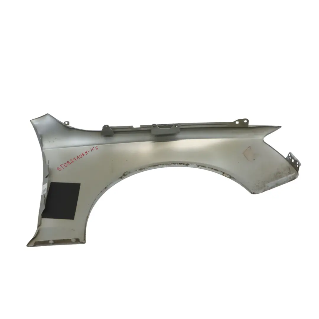 Pannello laterale anteriore sinistro Parafango Ice Silver - X7W per Audi A5 8T con numero di parte 8T0821105H Audi A5 8T Pannello laterale anteriore sinistro Parafango Ice Silver - X7W - SKU 8T0821105H-ICS - Numero di parte 8T0821105H