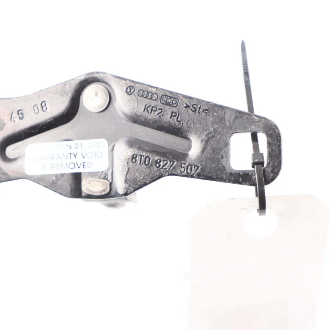 Boot Lid Striker Plate Latch Catch Lock to Audi A5 8T A4 B8 Tailgate with Part number 8T0827507 Audi A5 8T A4 B8 Tailgate Boot Lid Striker Plate Latch Catch Lock - SKU 8T0827507 - Part number 8T0827507