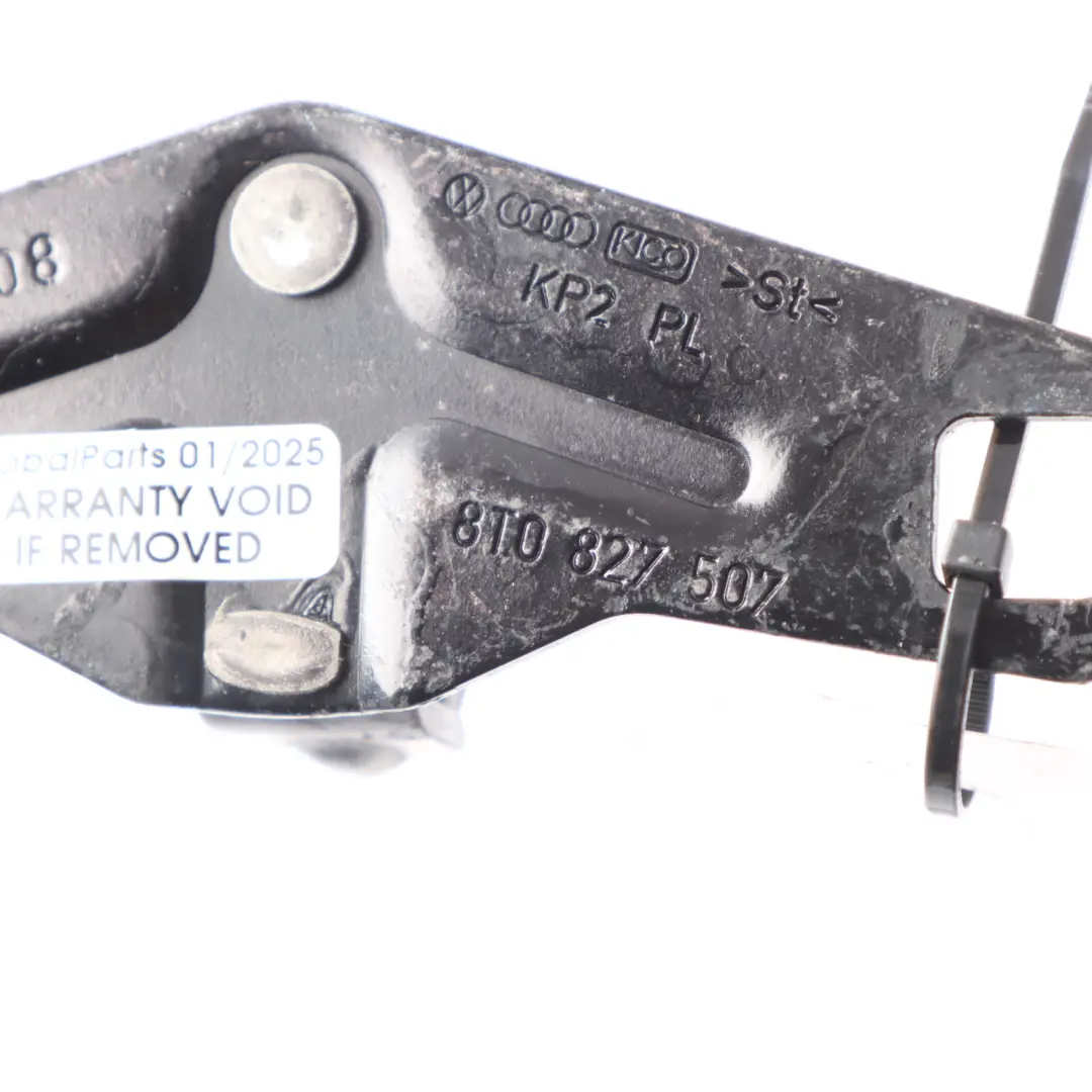 Audi A5 8T A4 B8 Cerradura pestillo tapa maletero del portón trasero - SKU 8T0827507 - Número de pieza 8T0827507