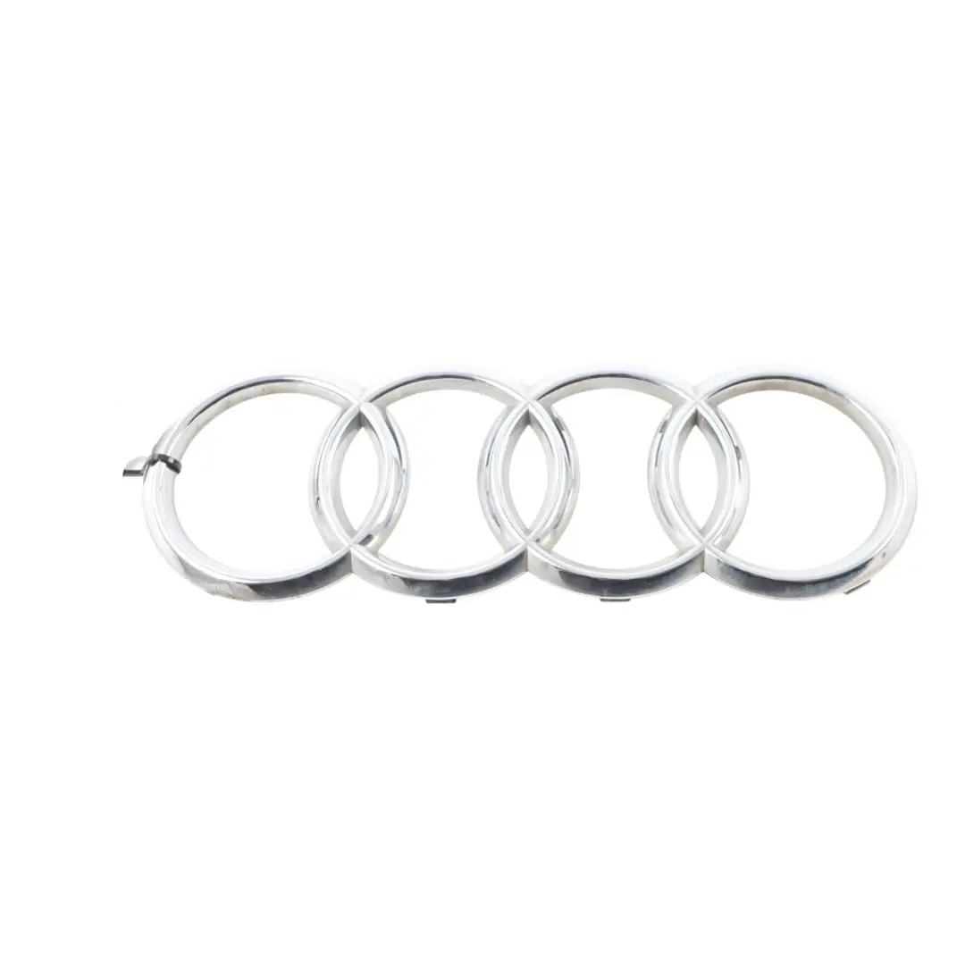 Front Bonnet Radiator Grille Badge Label Emblem Logo Chrome to Audi A4 B8 with Part number 8T0853605 Audi A4 B8 Front Bonnet Radiator Grille Badge Label Emblem Logo Chrome - SKU 8T0853605 - Part number 8T0853605