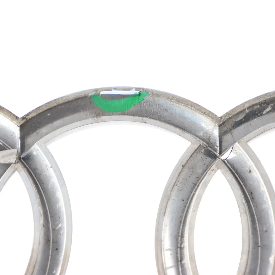 Front Bonnet Radiator Grille Badge Label Emblem Logo Chrome to Audi A4 B8 with Part number 8T0853605 Audi A4 B8 Front Bonnet Radiator Grille Badge Label Emblem Logo Chrome - SKU 8T0853605 - Part number 8T0853605