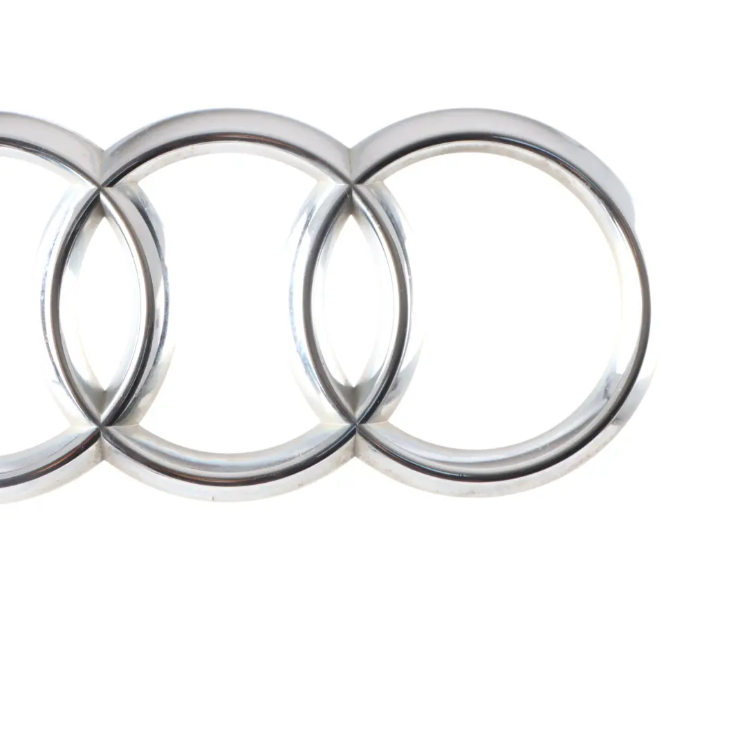 Front Bonnet Radiator Grille Badge Label Emblem Logo Chrome to Audi A4 B8 with Part number 8T0853605 Audi A4 B8 Front Bonnet Radiator Grille Badge Label Emblem Logo Chrome - SKU 8T0853605 - Part number 8T0853605