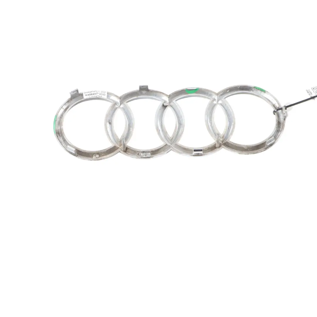 Front Bonnet Radiator Grille Badge Label Emblem Logo Chrome to Audi A4 B8 with Part number 8T0853605 Audi A4 B8 Front Bonnet Radiator Grille Badge Label Emblem Logo Chrome - SKU 8T0853605 - Part number 8T0853605