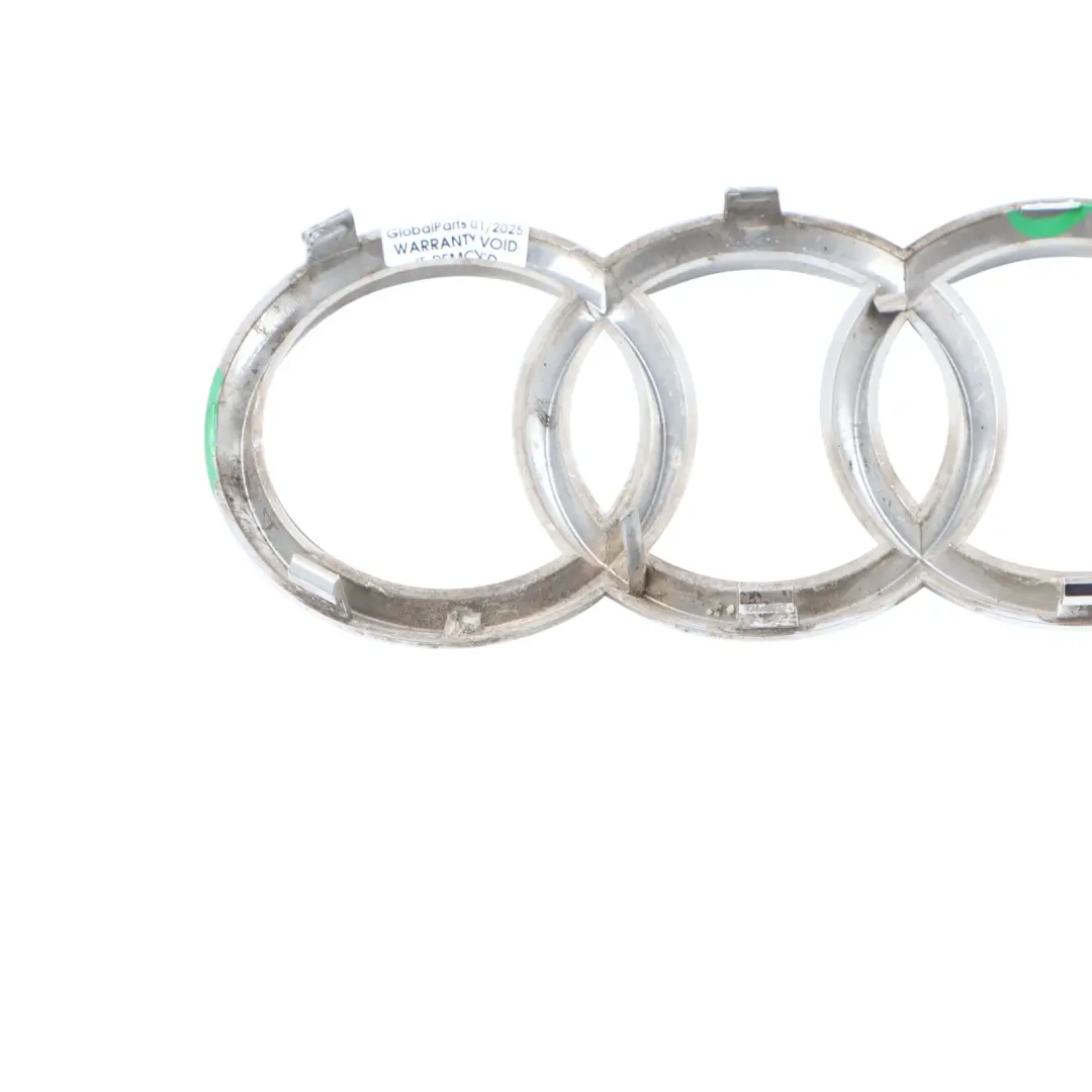 Front Bonnet Radiator Grille Badge Label Emblem Logo Chrome to Audi A4 B8 with Part number 8T0853605 Audi A4 B8 Front Bonnet Radiator Grille Badge Label Emblem Logo Chrome - SKU 8T0853605 - Part number 8T0853605
