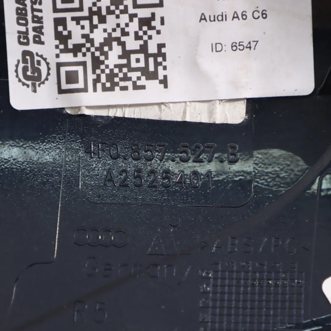 Audi A4 B8 Außenspiegel Abdeckung Gehäuse Tür Rechts Nachtblau Perle - Z5D - SKU 8T0857528D-NIBL - Teilenummer 8T0857528D