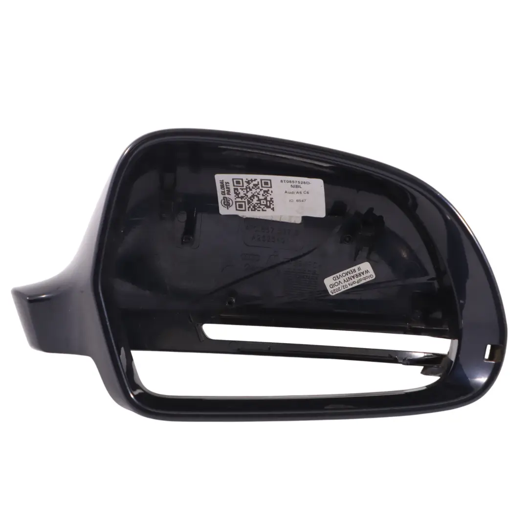 Wing Mirror Cover Housing Door Right O/S Night Blue Pearl - Z5D to Audi A4 B8 with Part number 8T0857528D Audi A4 B8 Wing Mirror Cover Housing Door Right O/S Night Blue Pearl - Z5D - SKU 8T0857528D-NIBL - Part number 8T0857528D