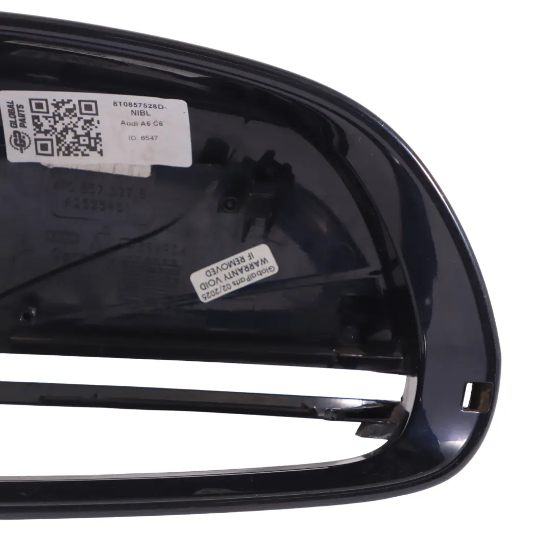 Audi A4 B8 Wing Mirror Cover Housing Door Right O/S Night Blue Pearl - Z5D - SKU 8T0857528D-NIBL - Part number 8T0857528D