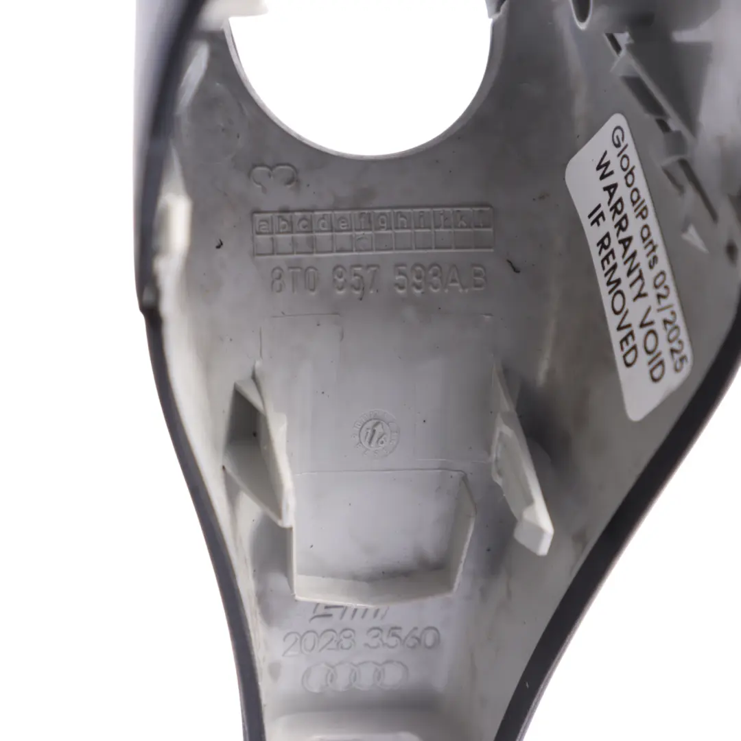 View Mirror Trim Cover Panel Mounting White to Audi A3 A5 8T Rear with Part number 8T0857593AB Audi A3 A5 8T Rear View Mirror Trim Cover Panel Mounting White - SKU 8T0857593AB-1 - Part number 8T0857593AB