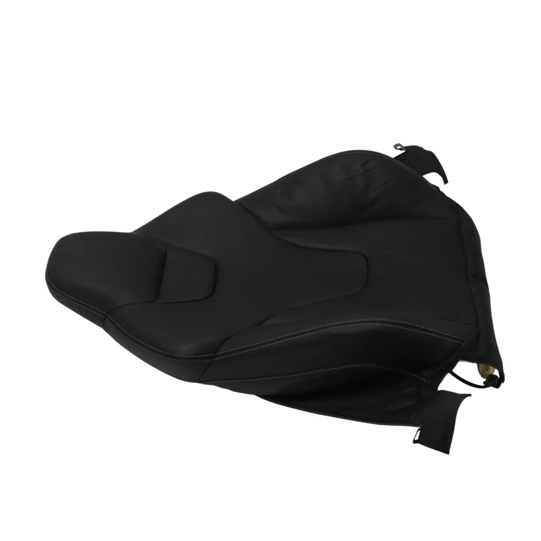 Audi S5 8T Front Seat Backrest Cover Left N/S Panel Black Leather Soul - SKU 8T0881805F - Part number 8T0881805F