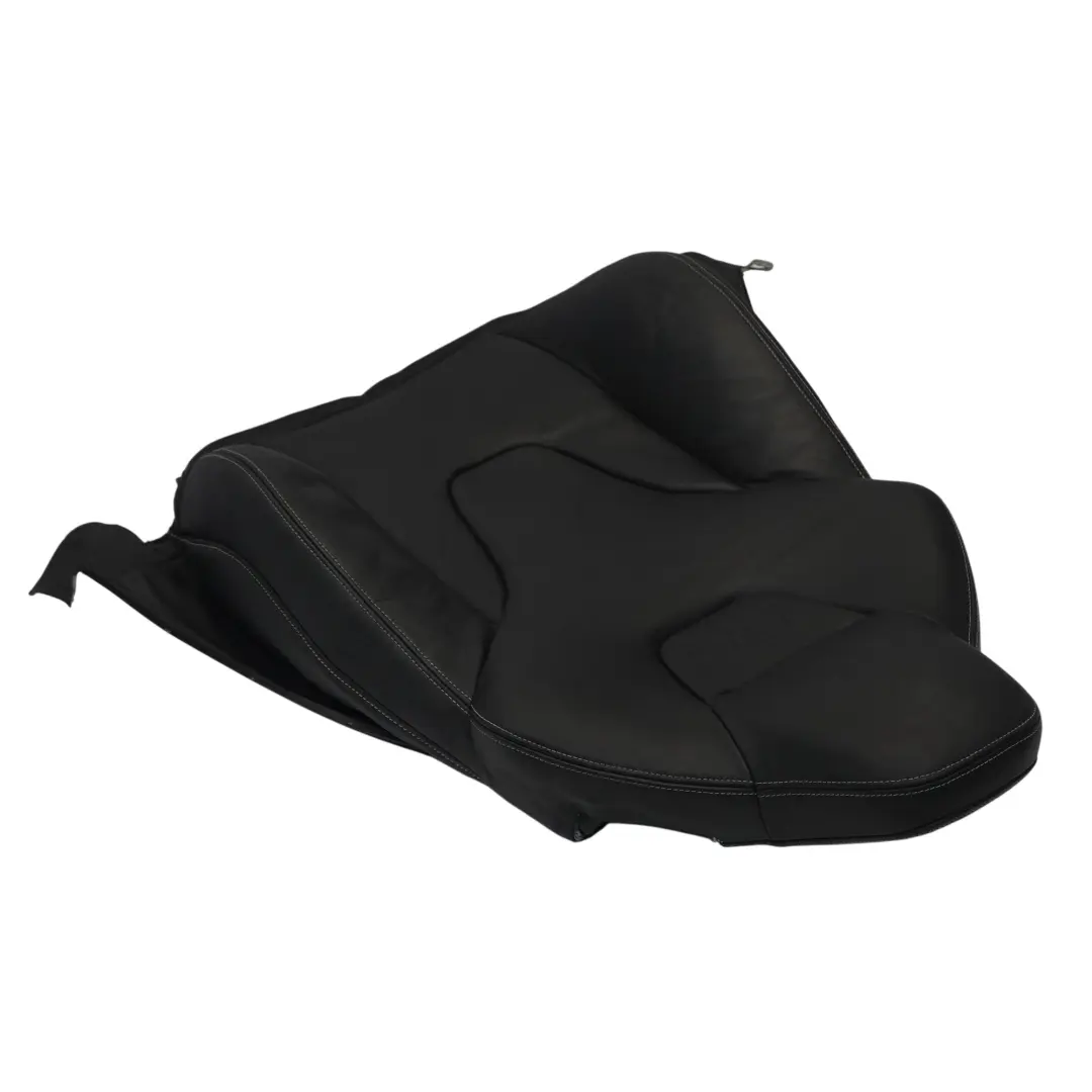 Audi S5 8T Front Seat Backrest Cover Left N/S Panel Black Leather Soul - SKU 8T0881805F - Part number 8T0881805F