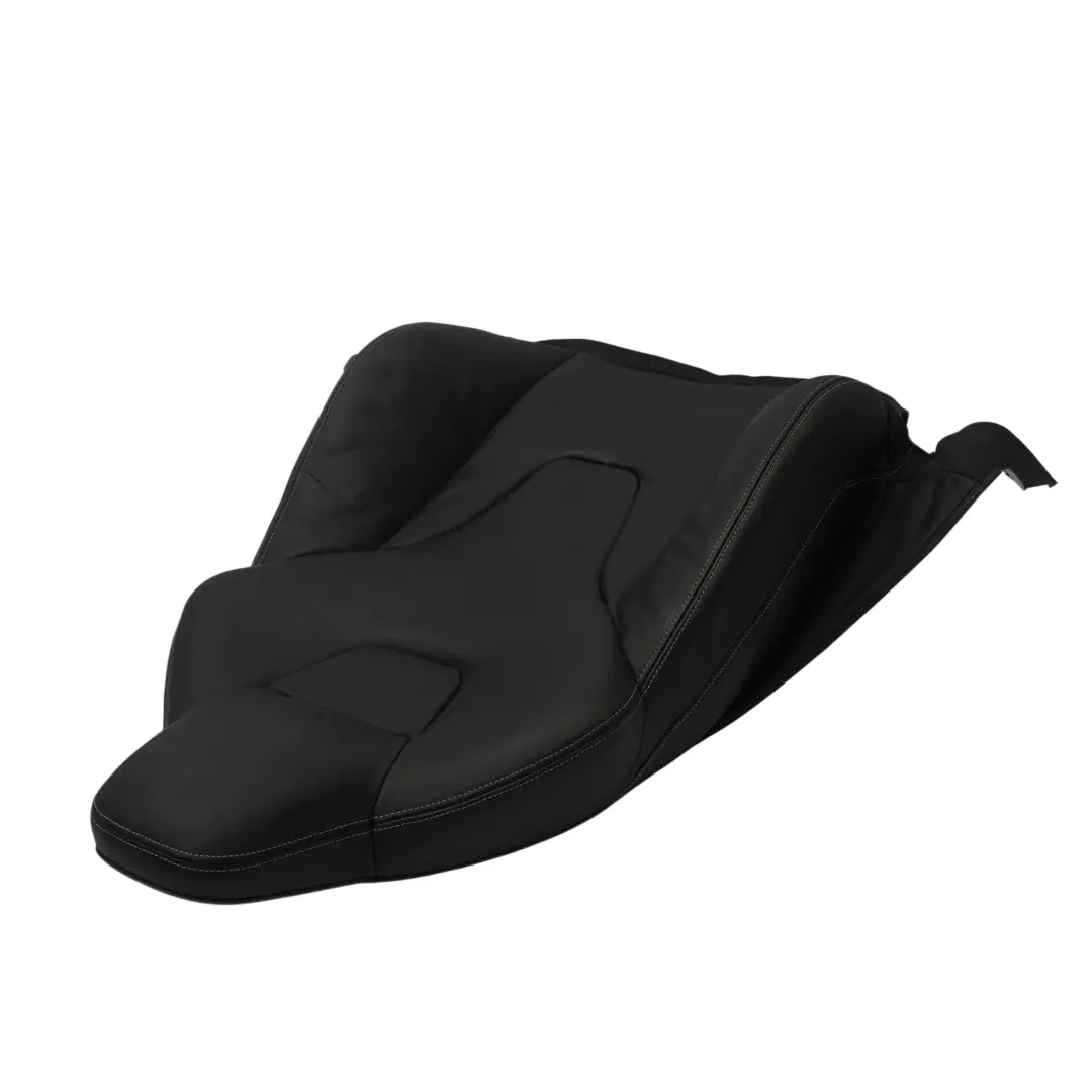 Audi S5 8T Front Seat Backrest Cover Left N/S Panel Black Leather Soul - SKU 8T0881805F - Part number 8T0881805F