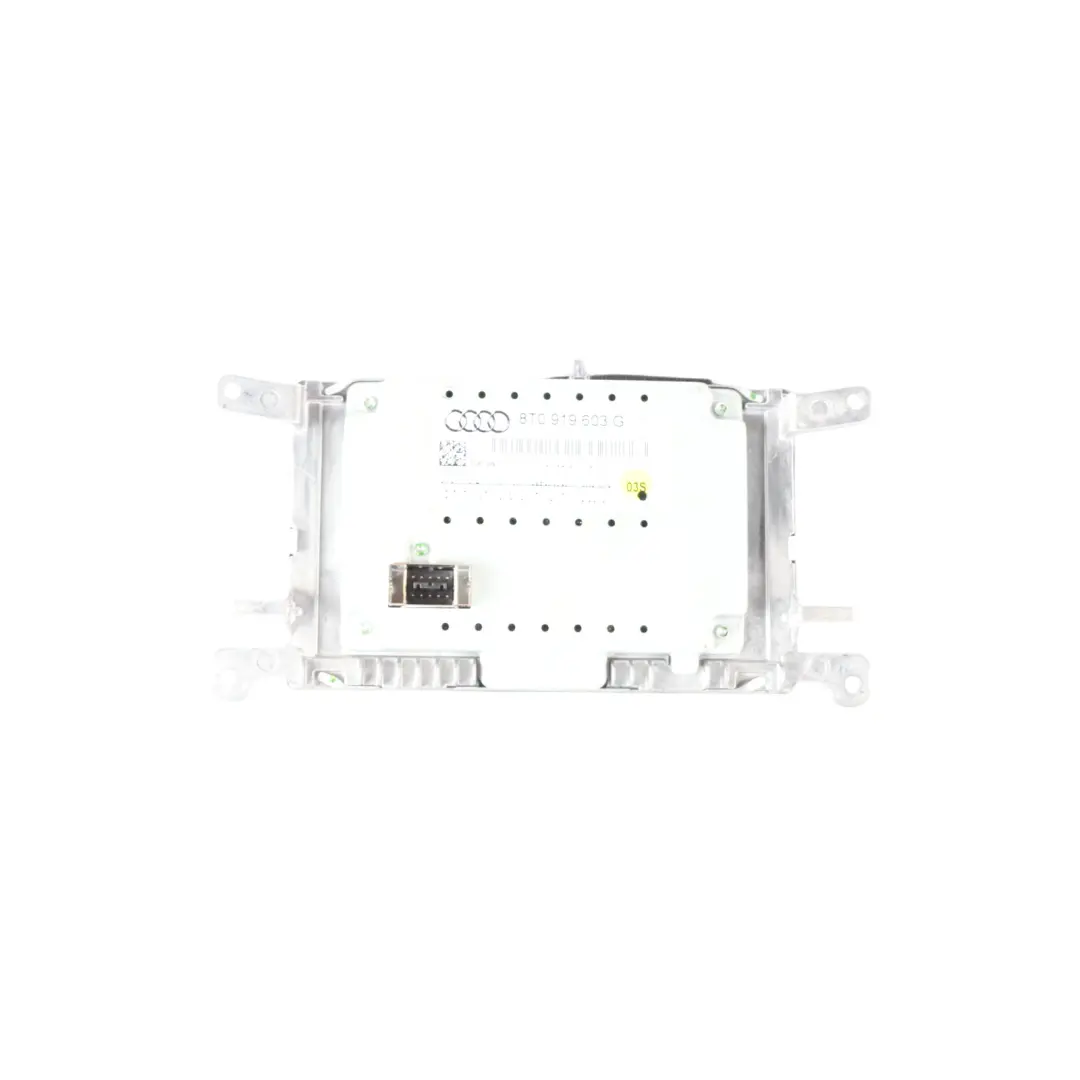 Écran De Navigation Multimédia pour Audi A5 8T à propos du numéro de pièce 8T0919603G Audi A5 8T Écran De Navigation Multimédia - SKU 8T0919603G - Numéro de pièce 8T0919603G