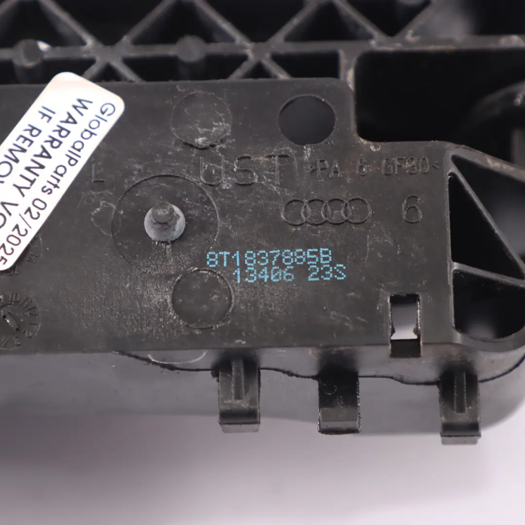 Tür Griff Halterung Vorne Links Brilliant Schwarz - Y9B für Audi A1 8X mit Teilenummer 8T1837885B Audi A1 8X Tür Griff Halterung Vorne Links Brilliant Schwarz - Y9B - SKU 8T1837885B-BBL - Teilenummer 8T1837885B