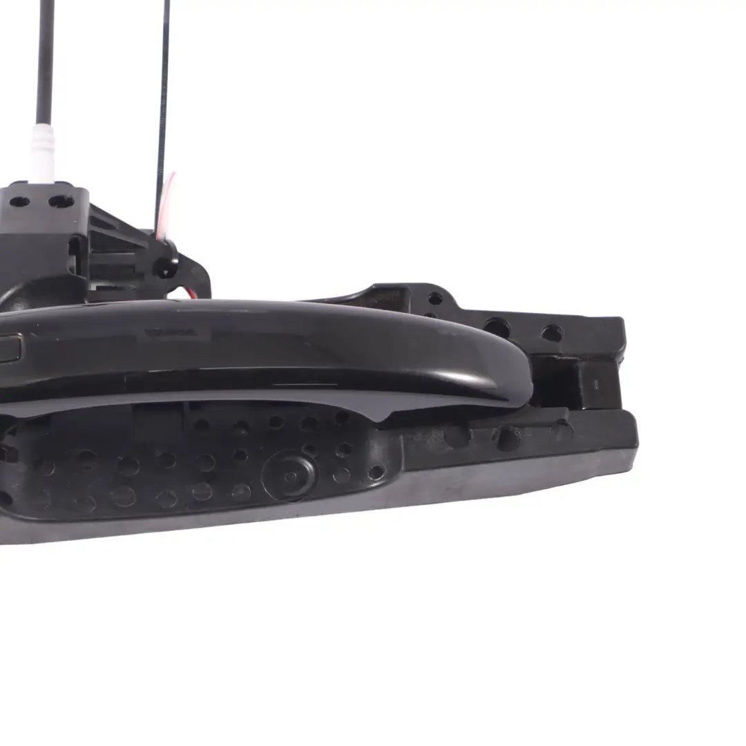 Audi A1 8X Support de poignée de porte avant gauche Noir brillant - Y9B - SKU 8T1837885B-BBL - Numéro de pièce 8T1837885B