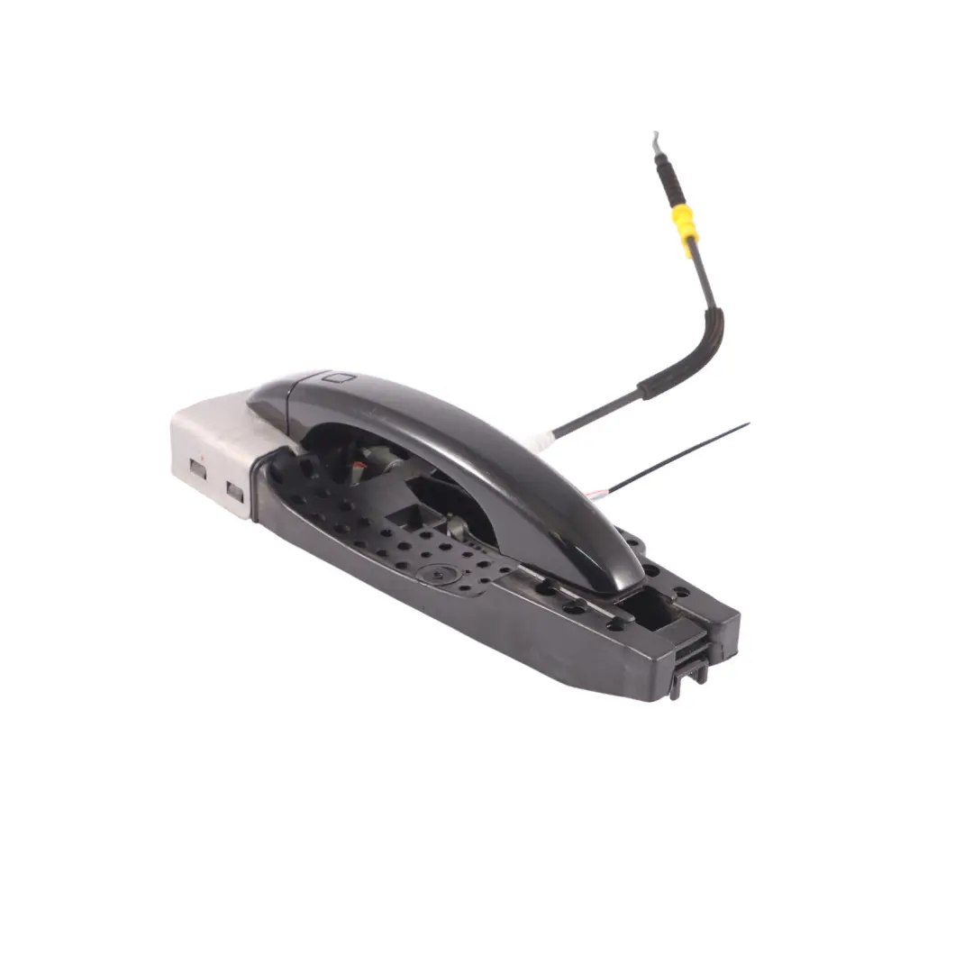 Audi A1 8X Support de poignée de porte avant gauche Noir brillant - Y9B - SKU 8T1837885B-BBL - Numéro de pièce 8T1837885B