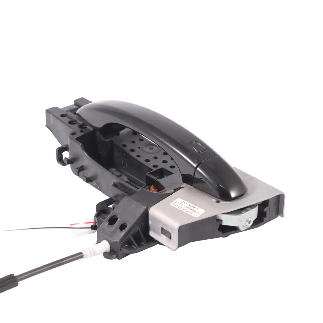 Audi A1 8X Door Handle Bracket Mount Front Left N/S Brilliant Black - Y9B - SKU 8T1837885B-BBL - Part number 8T1837885B