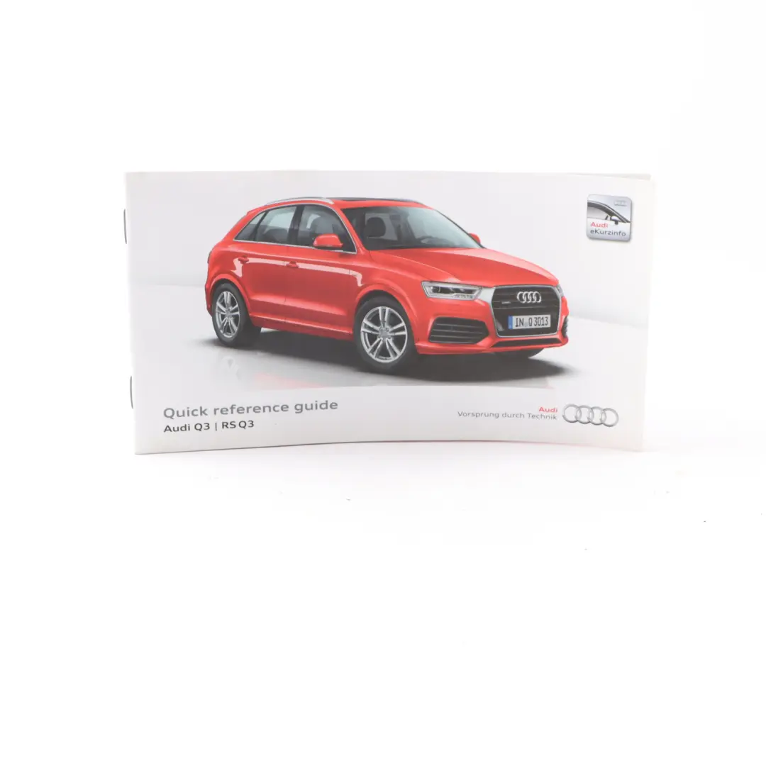 Owner's Handbook Book Booklet Instructions Manual Case to Audi Q3 8U with Part number 8U0012720AA Audi Q3 8U Owner's Handbook Book Booklet Instructions Manual Case - SKU 8U0012720AA - Part number 8U0012720AA