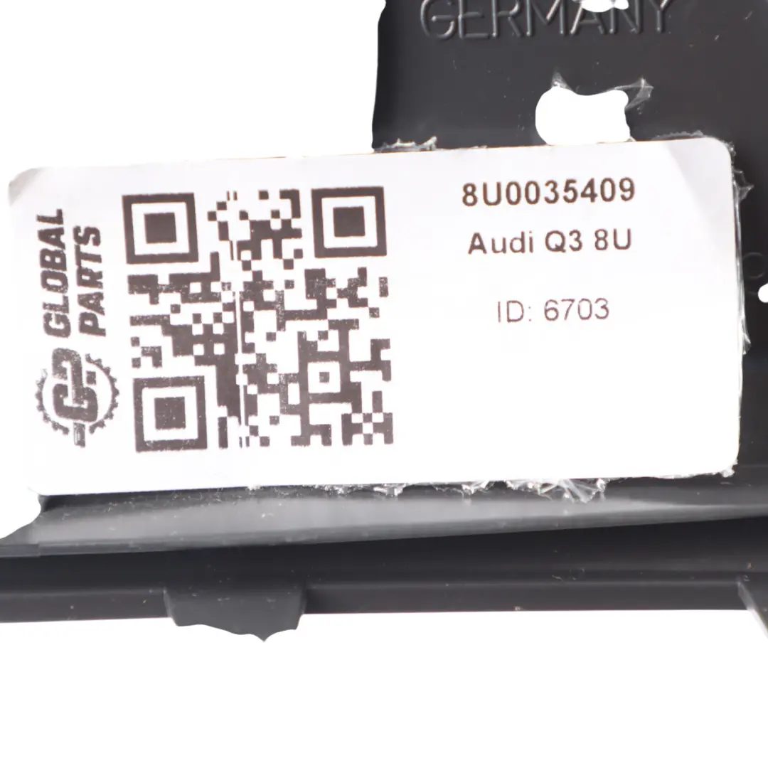 Audi Q3 8U Door Speaker Cover Trim Front Left N/S Black - SKU 8U0035409 - Part number 8U0035409