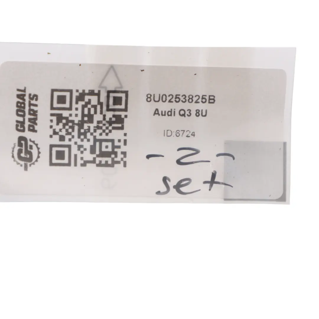 Exhaust Muffer Pipe Tube Tips Set to Audi Q3 8U with Part number 8U0253825B Audi Q3 8U Exhaust Muffer Pipe Tube Tips Set - SKU 8U0253825B - Part number 8U0253825B