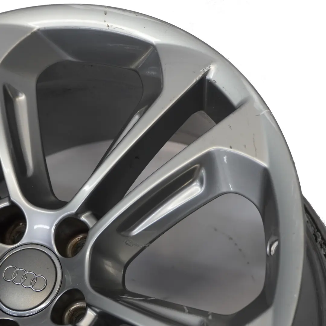 Grey Alloy Wheel Rim 19" ET:36 8,5J Double Star Spoke to Audi Q3 8U with Part number 8U0601025AD Audi Q3 8U Grey Alloy Wheel Rim 19" ET:36 8,5J Double Star Spoke - SKU 8U0601025AD-1 - Part number 8U0601025AD