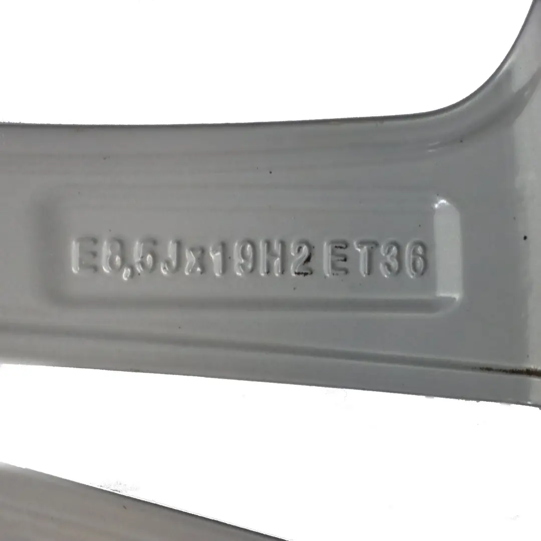 Audi Q3 8U Cerchio Lega Argento 19" ET:36 8,5J Doppia Stella Raggi - SKU 8U0601025AD-2 - Numero di parte 8U0601025AD