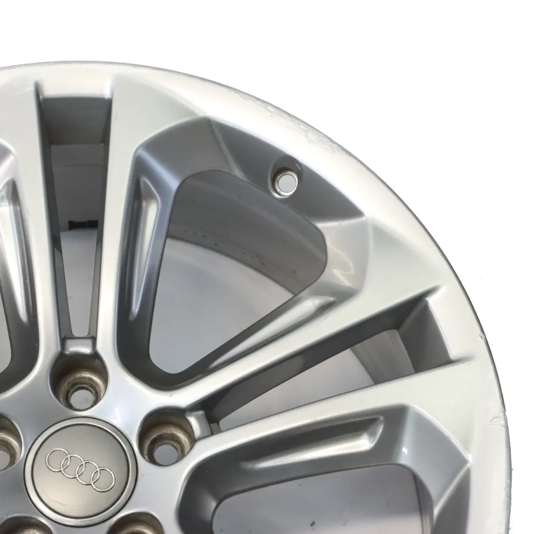 Audi Q3 8U Silver Alloy Wheel Rim 19" ET:36 8,5J Double Star Spoke - SKU 8U0601025AD-2 - Part number 8U0601025AD