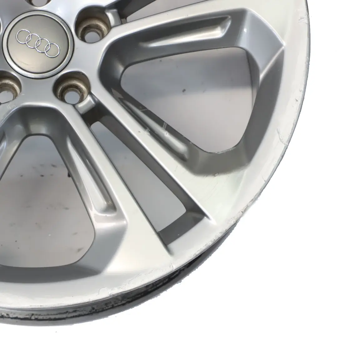 Audi Q3 8U Silver Alloy Wheel Rim 19" ET:36 8,5J Double Star Spoke - SKU 8U0601025AD-2 - Part number 8U0601025AD