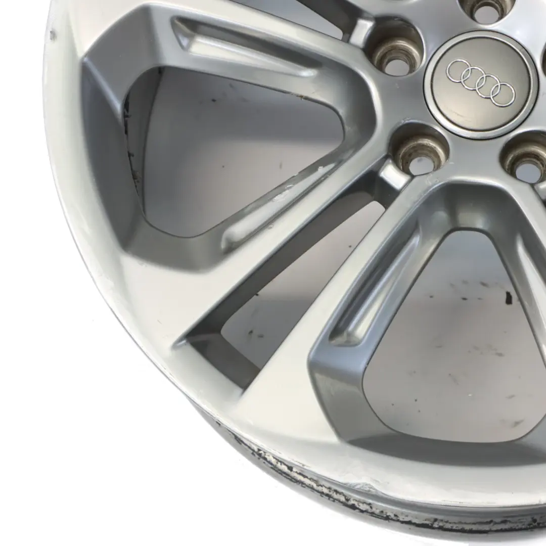 Audi Q3 8U Silver Alloy Wheel Rim 19" ET:36 8,5J Double Star Spoke - SKU 8U0601025AD-2 - Part number 8U0601025AD