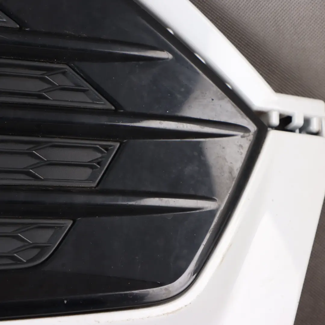 Front Bumper Corner Grill Left N/S Glacier White Pearl S9R to Audi Q3 8U with Part number 8U0807065N Audi Q3 8U Front Bumper Corner Grill Left N/S Glacier White Pearl S9R - SKU 8U0807065N-MGW - Part number 8U0807065N
