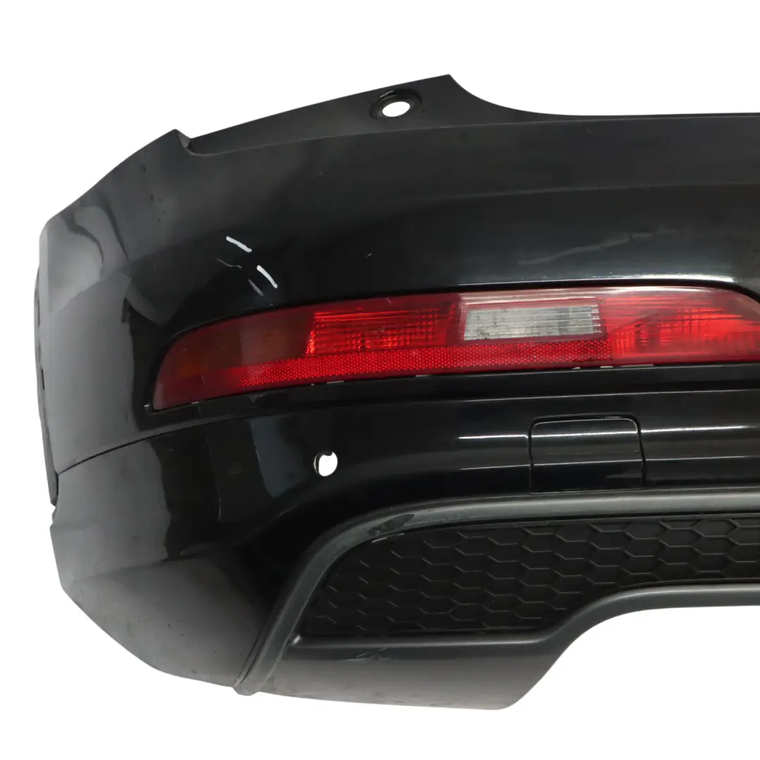 Bumper Trim Panel Covering Brilliant Black Metallic - Y9B to Audi Q3 8U Rear with Part number 8U0807067B Audi Q3 8U Rear Bumper Trim Panel Covering Brilliant Black Metallic - Y9B - SKU 8U0807067B-BBL - Part number 8U0807067B