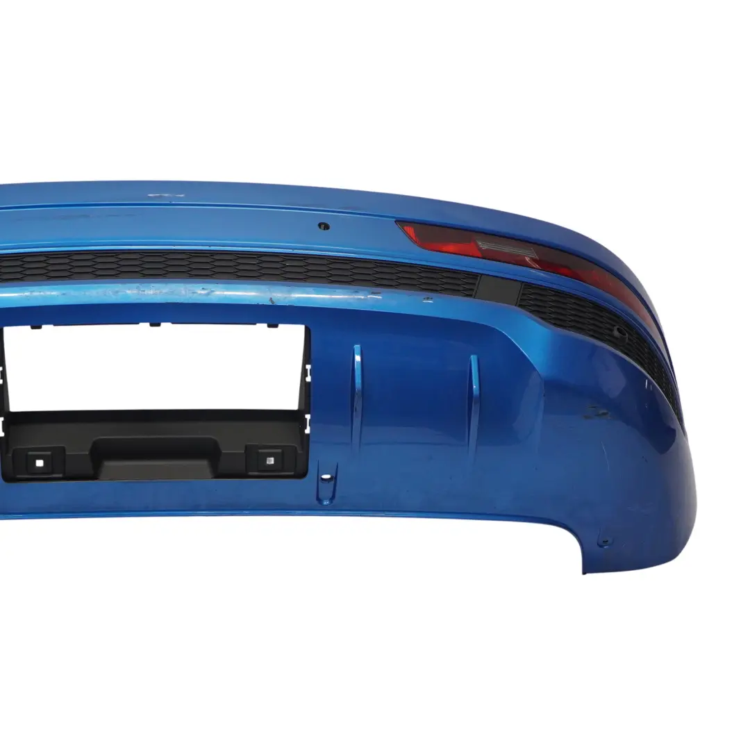 Bumper Trim Panel Covering Hainan Blue - X5K to Audi Q3 8U Rear with Part number 8U0807067F Audi Q3 8U Rear Bumper Trim Panel Covering Hainan Blue - X5K - SKU 8U0807067F-HAB - Part number 8U0807067F
