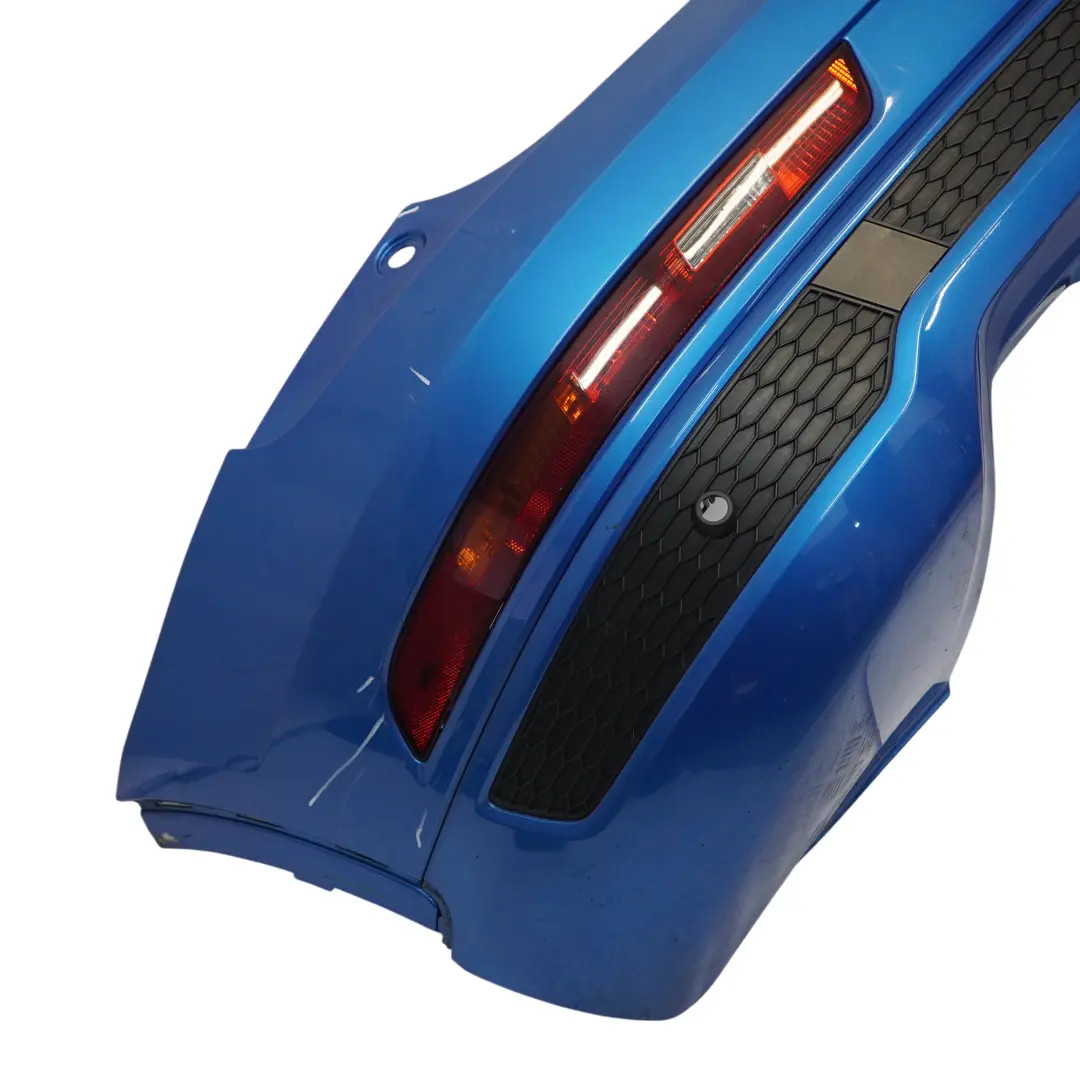 Bumper Trim Panel Covering Hainan Blue - X5K to Audi Q3 8U Rear with Part number 8U0807067F Audi Q3 8U Rear Bumper Trim Panel Covering Hainan Blue - X5K - SKU 8U0807067F-HAB - Part number 8U0807067F