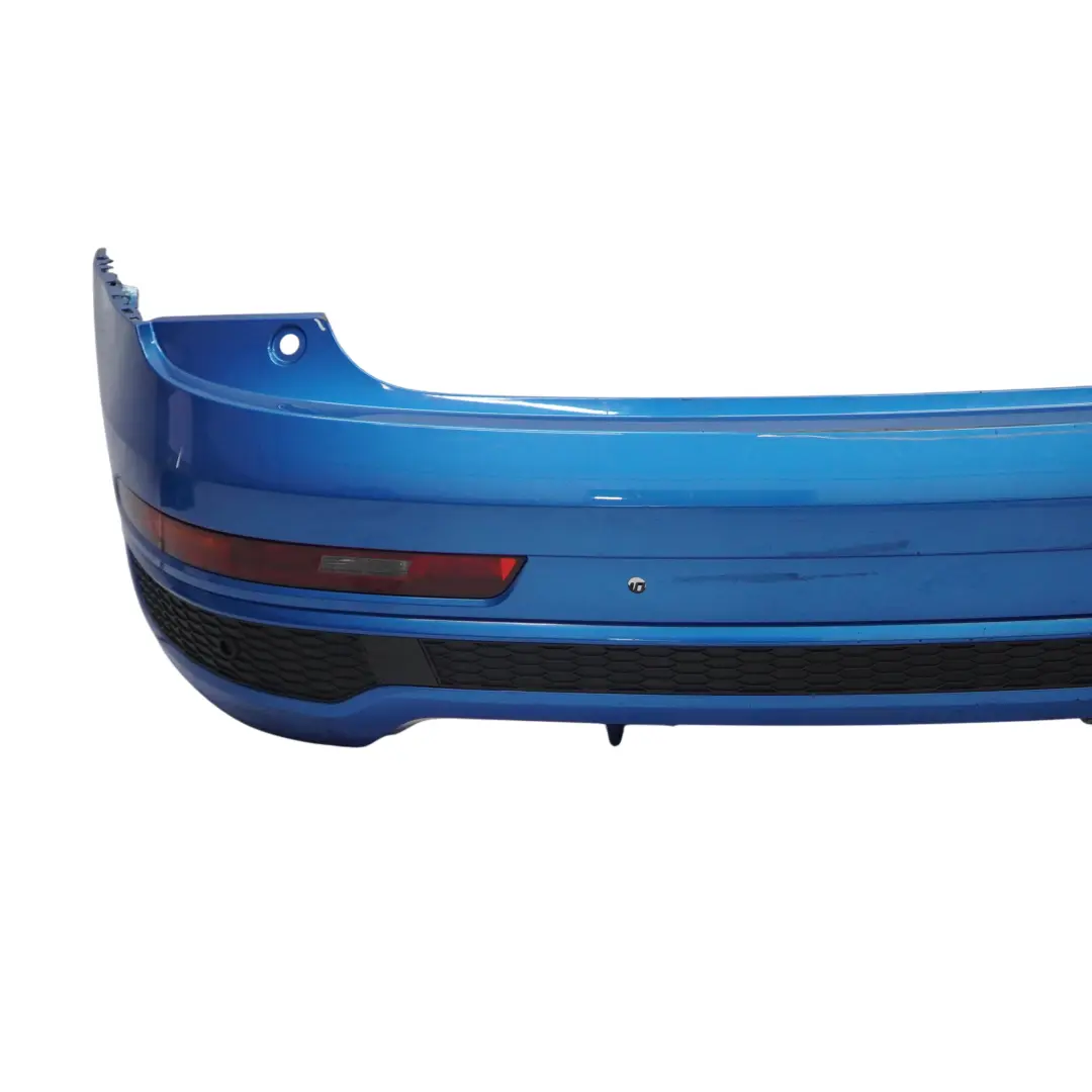 Audi Q3 8U Rear Bumper Trim Panel Covering Hainan Blue - X5K - SKU 8U0807067F-HAB - Part number 8U0807067F