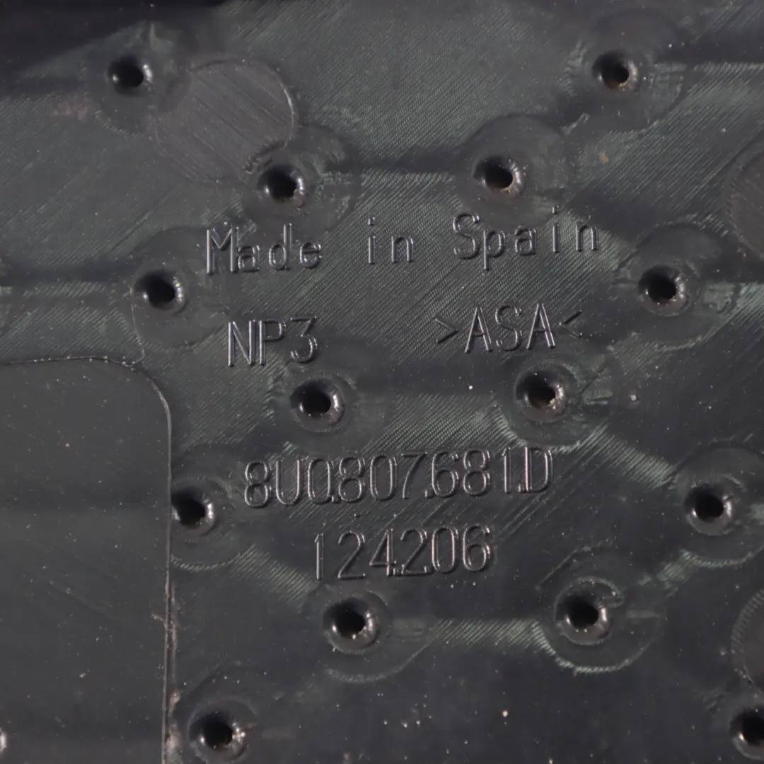 Front Bumper Fog Light Lamp Cover Left N/S Grille to Audi Q3 8U with Part number 8U0807681D Audi Q3 8U Front Bumper Fog Light Lamp Cover Left N/S Grille - SKU 8U0807681D - Part number 8U0807681D