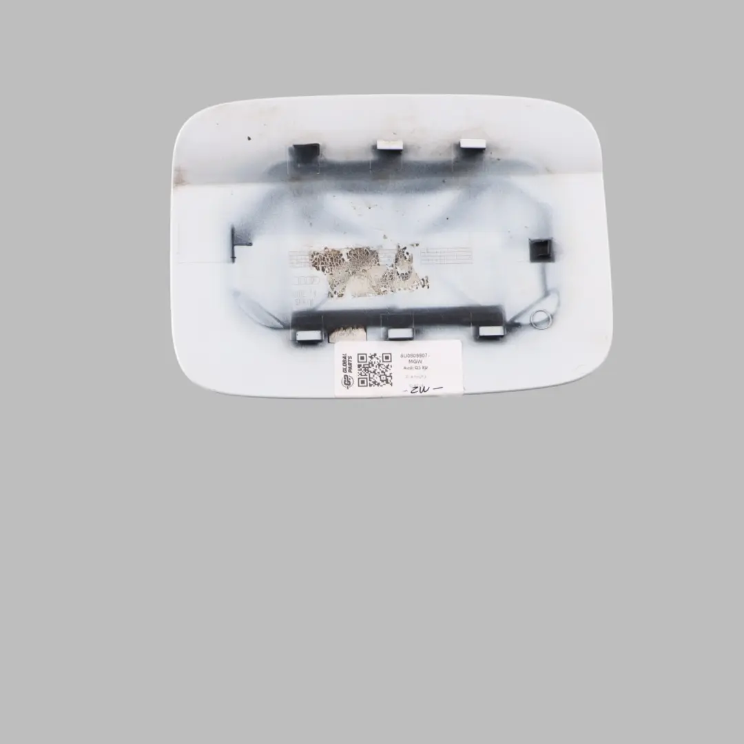 Audi Q3 8U Fuel Filler Flap Cover Cap Glacier White Pearl - S9R - SKU 8U0809907-MGW - Part number 8U0809907