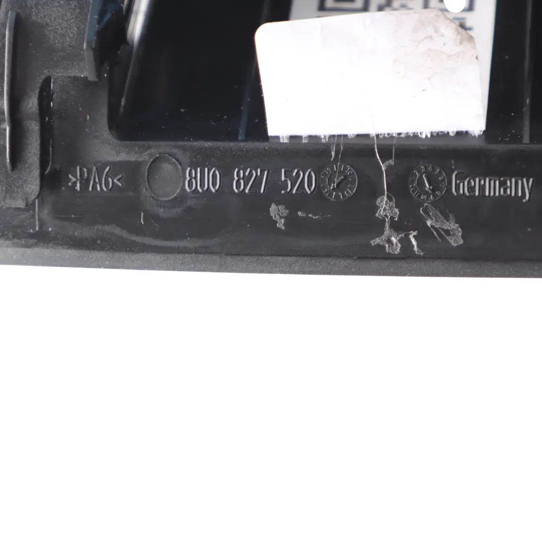 Lock Catch Surround Trim Cover Actuator to Audi Q3 8U Rear Tailgate Hatch with Part number 8U0827520 Audi Q3 8U Rear Tailgate Hatch Lock Catch Surround Trim Cover Actuator - SKU 8U0827520 - Part number 8U0827520