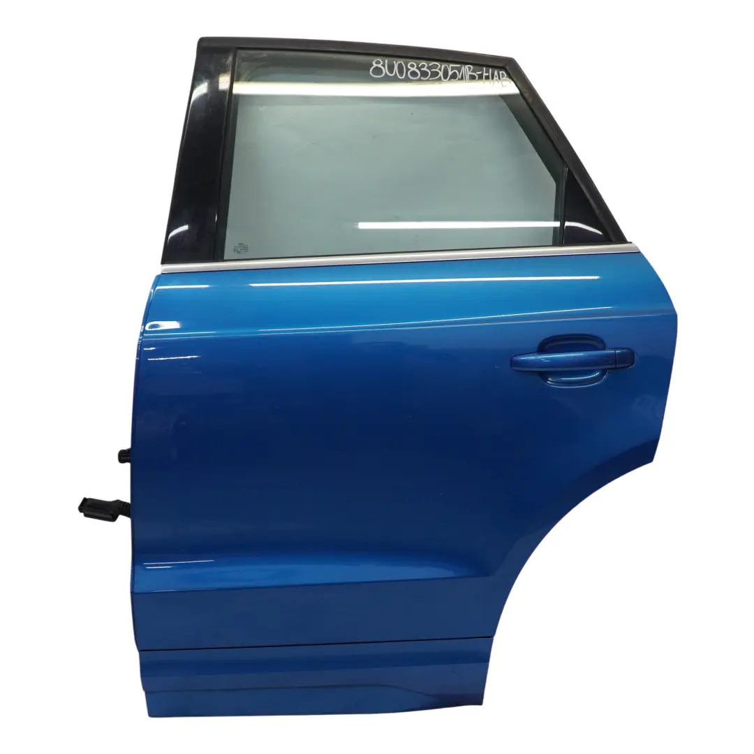 Puerta Trasera Izquierda Panel Revestimiento Hainan Blue - X5K para Audi Q3 8U con número de pieza 8U0833051B Audi Q3 8U Puerta Trasera Izquierda Panel Revestimiento Hainan Blue - X5K - SKU 8U0833051B-HAB - Número de pieza 8U0833051B