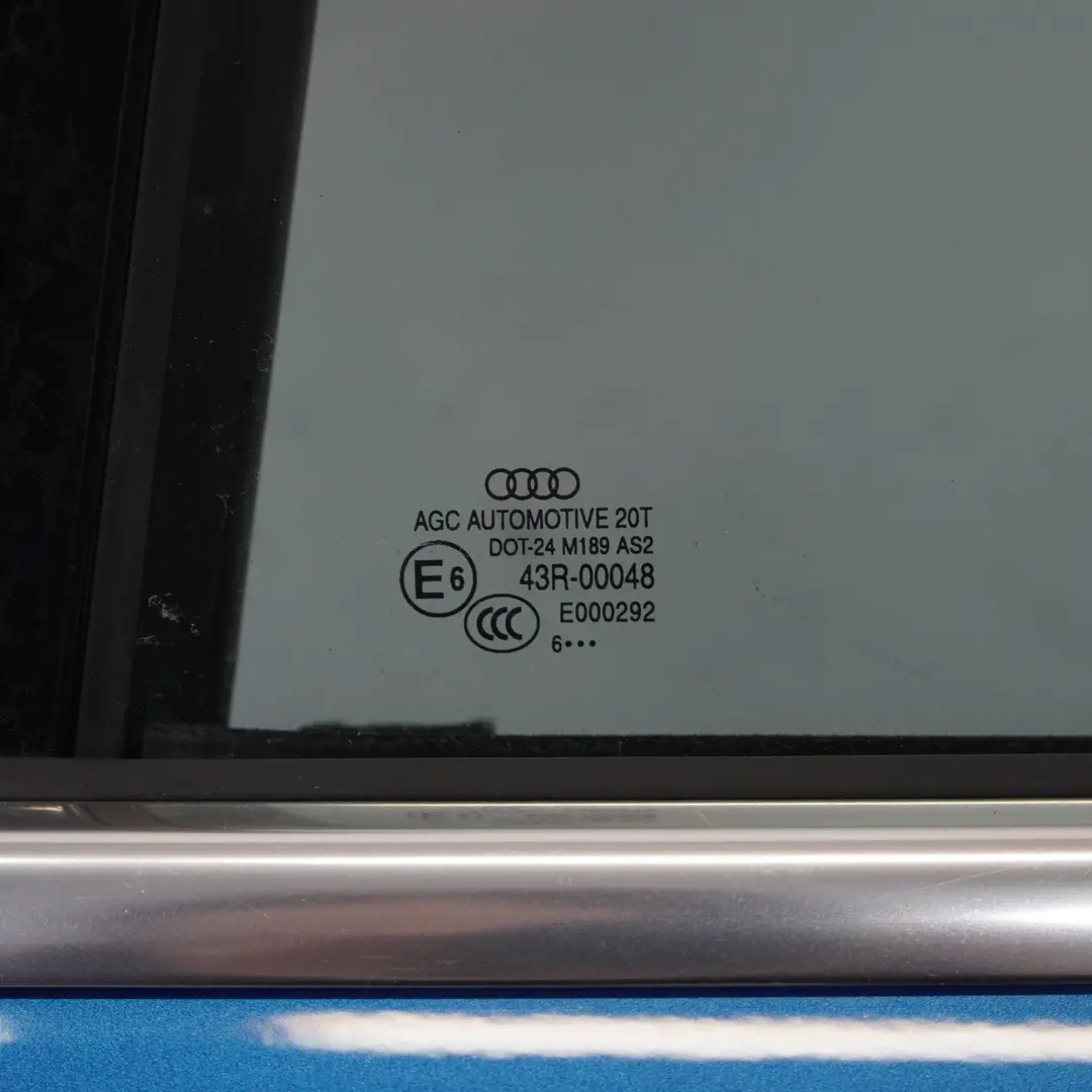 Audi Q3 8U Tür Hinten Links Verkleidungsteil Hainan Blau Metallic - X5K - SKU 8U0833051B-HAB - Teilenummer 8U0833051B