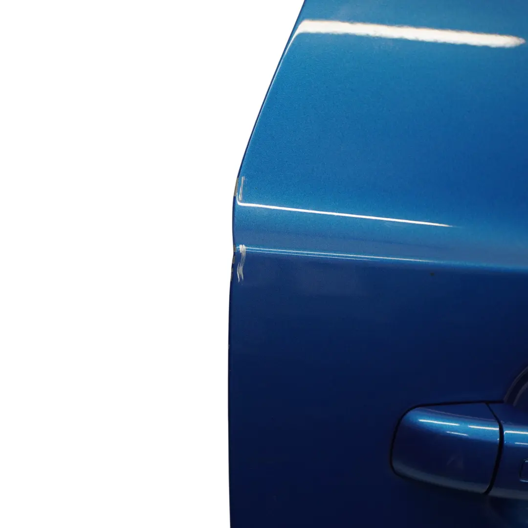 Door Rear Right O/S Covering Panel Hainan Blue Metallic - X5K to Audi Q3 8U with Part number 8U0833052B Audi Q3 8U Door Rear Right O/S Covering Panel Hainan Blue Metallic - X5K - SKU 8U0833052B-HAB - Part number 8U0833052B