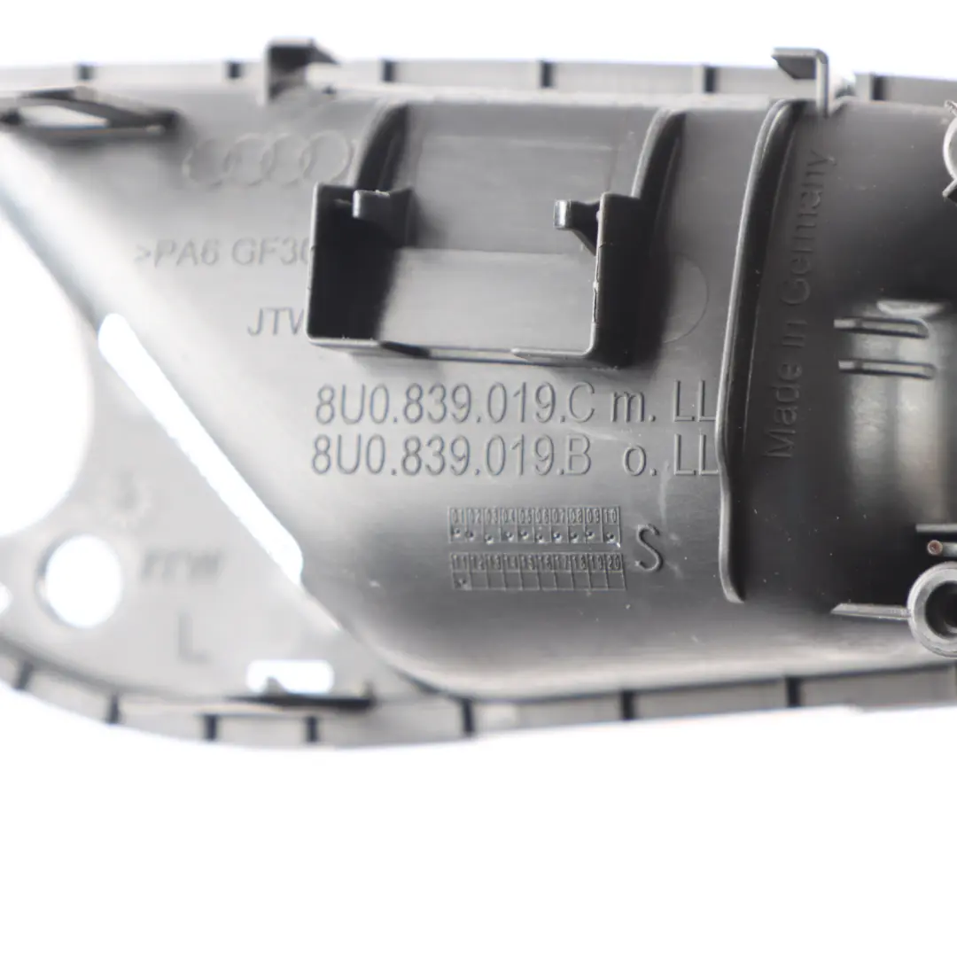 Audi Q3 8U Poignée De Porte Intérieure Arrière Gauche - SKU 8U0839019C - Numéro de pièce 8U0839019C