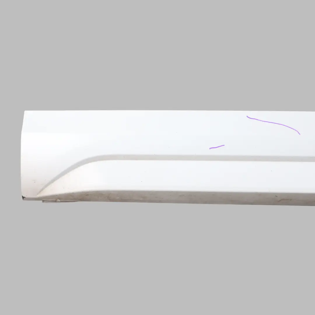 Audi Q3 8U Front Door S-Line Moulding Strip Left N/S Glacier White Pearl S9R - SKU 8U0853959R-MGW - Part number 8U0853959R